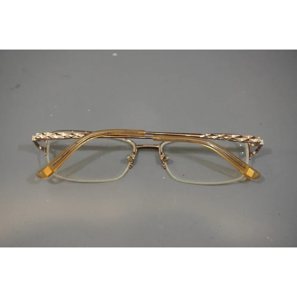 Liz Claiborne Eyeglasses Frames L627 0NEH Rose Gold Cat Eye Half Rim 53-16-135